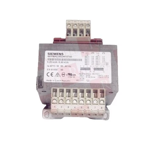 Transformers Industrial Siemens 1 fases