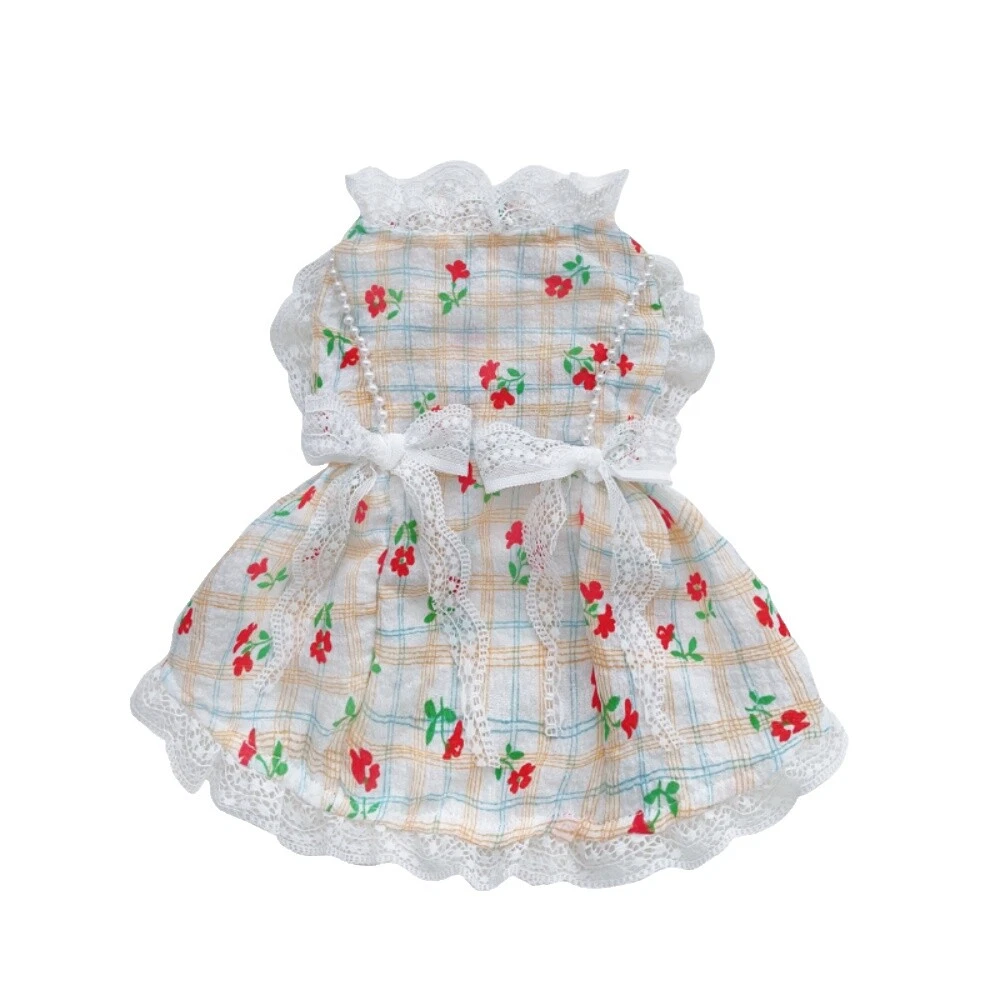 Vestidos de Perro de Poliéster Multicolor