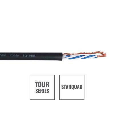 Elumen8 Tour Starquad 4-Kern Mikrofonkabel SQ1PRB, 100 m Trommel schwarz