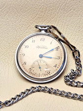 Pocket watch USSR Crystal 18 stones ChChZ, mechanical watch
