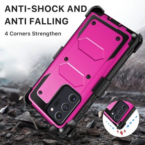 For Samsung Galaxy Note20/Note 20 Ultra Dual Layer Phone Case Cover / Belt Clip - Picture 48 of 54