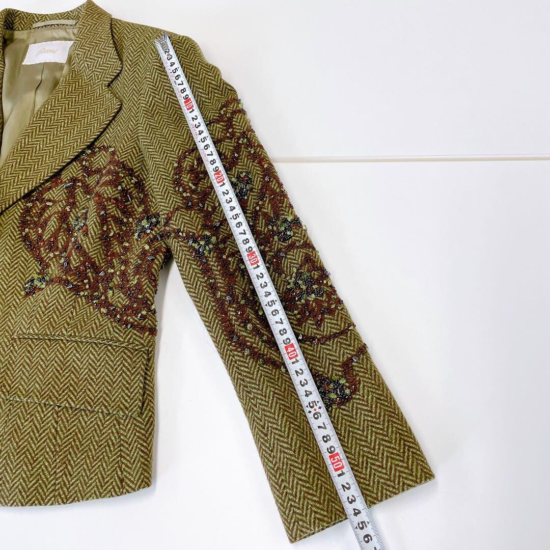 Brioni Tailored Jacket Beads Size 44 Wool Made in Italy | eBay