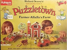1976 Richard Scarry Puzzletown Alfalfas Farm ...