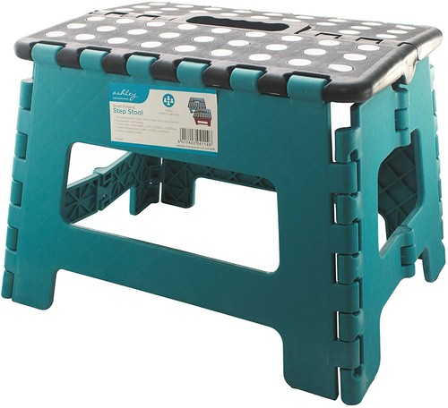 Heavy Duty Plastic Step Stool Foldable Multi Purpose Home Kitchen Use Folding UK - Picture 4 of 6