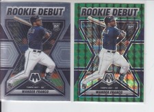 (2) 2022 Panini Mosaic Wander Frando Rookie Debut Base + Gree Prizm Rays RD-6
