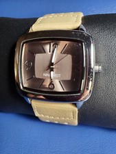 Vintage Nine West Women's Quartz Watch NW/1081 Fine Leather Strap