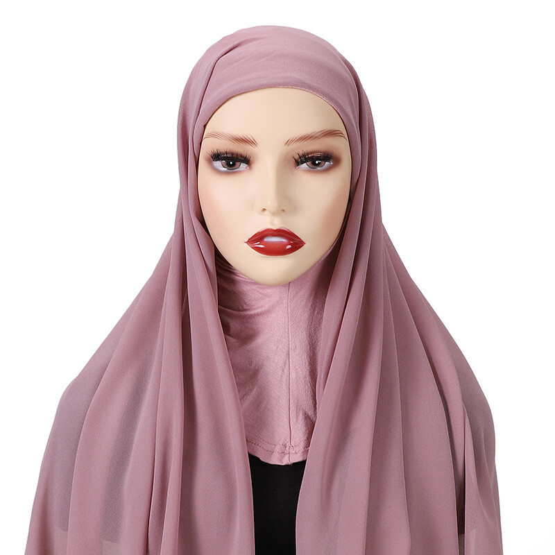 Kids Muslim Hijab Flower Islamic Scarf Shawl For Girls 2-6 Years Old