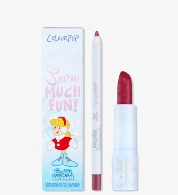 Colourpop X Frosty The Snowman Snow Much Fun Lip Duo Lipstick & Liner New