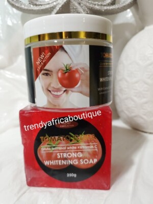 Tomato Gluta  Set. face cream and  Soap 5 Days super effective  
