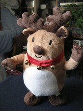 Dan Dee Light Up Animated Musical "Sleigh Ride"CHRISTMAS PLUSH DOLL TOY Reindeer