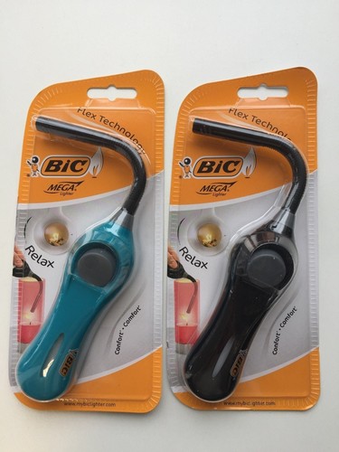 BIC Megalighter 8124871 Stabfeuerzeug Flex Feuerzeug flexibler Stab BBQ ...