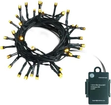 20Ft LED String Lights Waterproof Wreath Lights w/ 40 LEDs For Christmas Garland