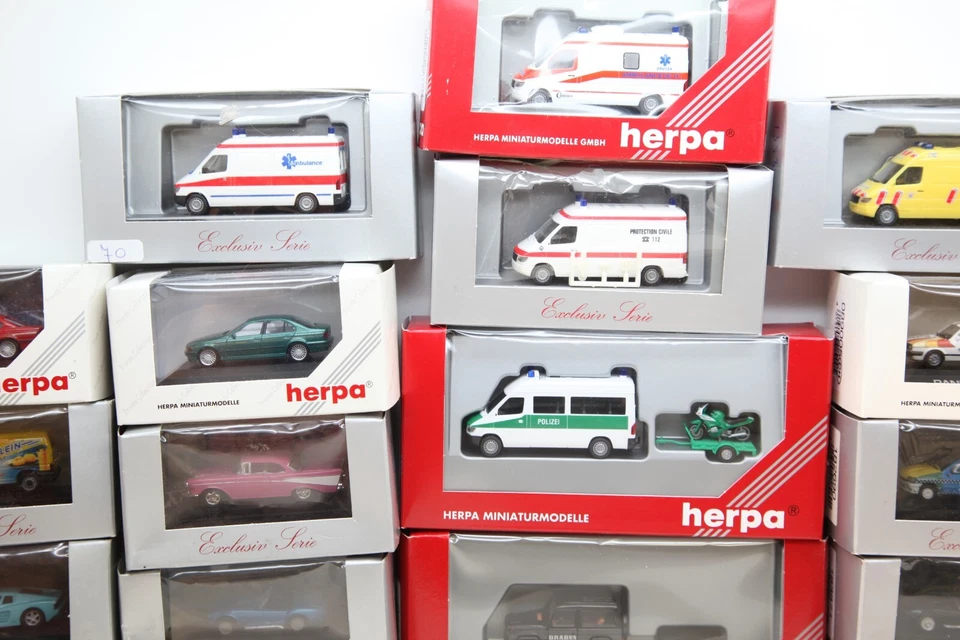 Herpa - 1:87 Ho - 35 Macchinine, Furgoni E Trasporto a Scelta - Nuovo IN Scatola - Immagine 3 di 4