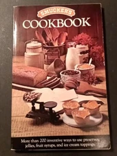 Vintage 1976 Paperback Smucker's Cookbook 200 Preserves Jellies Syrup Toppings
