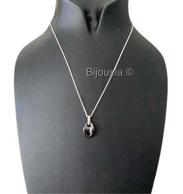 Pendentif Ancien Lettre I - Argent Massif 925 - Zirconium - Occasion