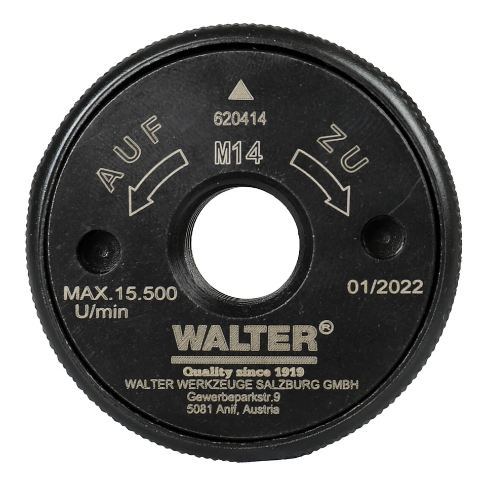 WALTER Quick Spannmutter für Winkelschleifer M14, Schnellspannmutter - Bild 3 von 4