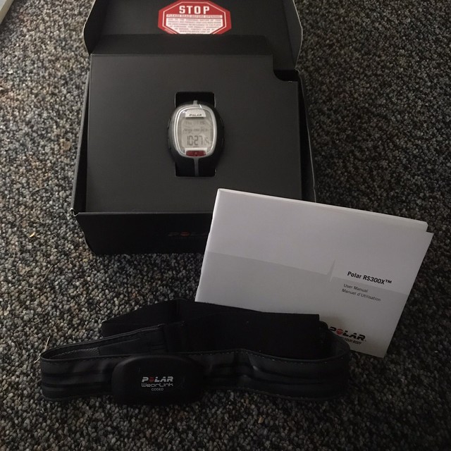 polar rs300x running heart rate monitor and computer