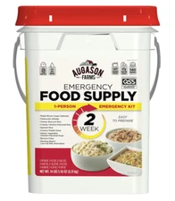 Augason Farms 5-32202 2 Week 1 Person Emergency Food Supply Kit 14 lbs(6.5kg)