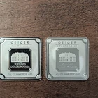 Lot of 2 Geiger Edelmetalle 2x10g Silver Bar 999 Schloss Güldengossa 20g Total