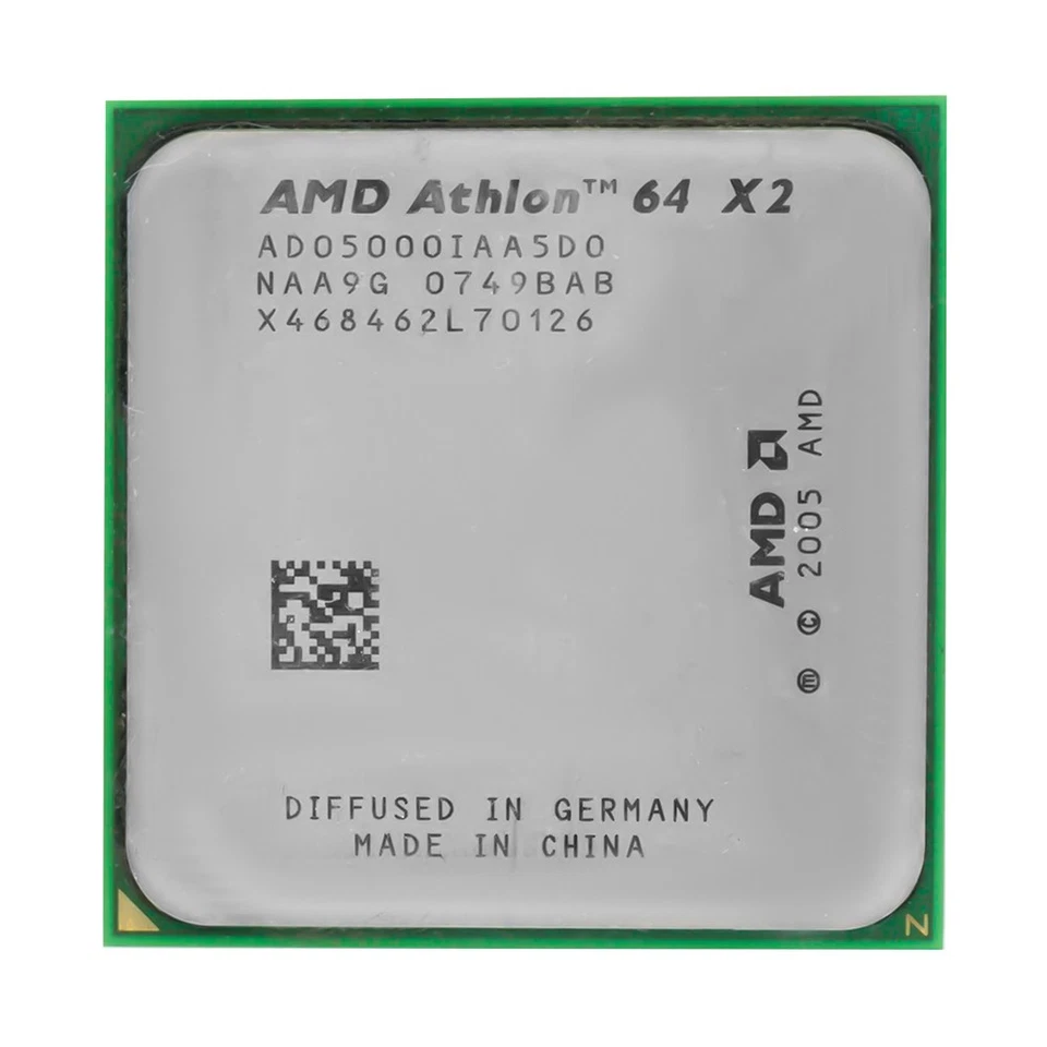 Processeur AMD ATHLON 64 X2 5000+ 2.6GHz ADO5000IAA5DO SOCKET AM2 - Photo 2/2