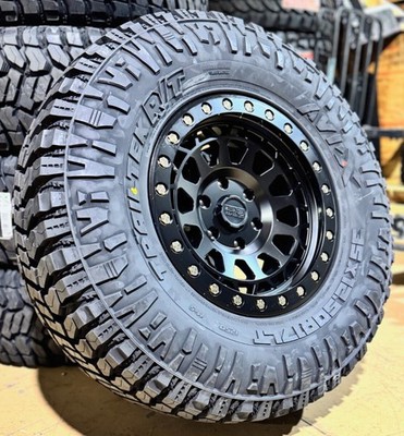 17x9 Black Rhino Primm Wheels Rims 35'' RT AT Tires 6X5.5 Chevy Suburban Tahoe