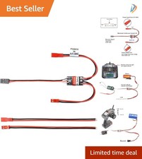 8A Plug-In RC AUX Switch Relay for Cars, Trucks, Boats & Drones - Easy Setup
