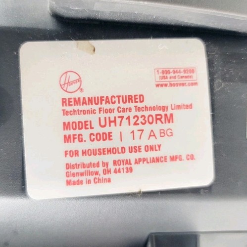 Hoover UH71250 Whole House Rewind Upright Vacuum Cleaner Bagless Powerful - Picture 10 of 15
