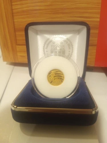 2011 $5 Cook Islands Liberty Bell 1/10 Oz of .24% Pure Gold Coin 0.0239 AGW