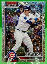 2026 Topps Celebration Owen Cassie RC Confetti Foil #233 Chicago Cubs