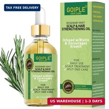 Rosemary Oil for Hair Growth, 3.1 FL OZ, Pure Natural Scalp Oil with Es