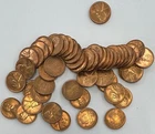 ROLL 1941 D Lincoln Wheat Cent Coins 50 USA 1c in Tube UNCIRCULATED Denver ROLL