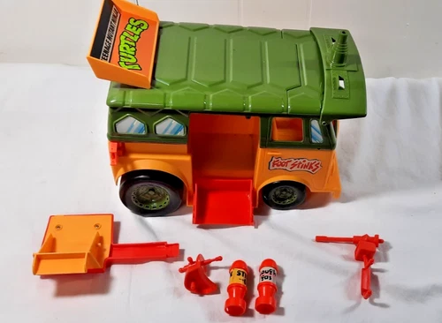 Vintage Teenage Mutant Ninja Turtles Party Wagon Van 1989 TMNT Not Complete
