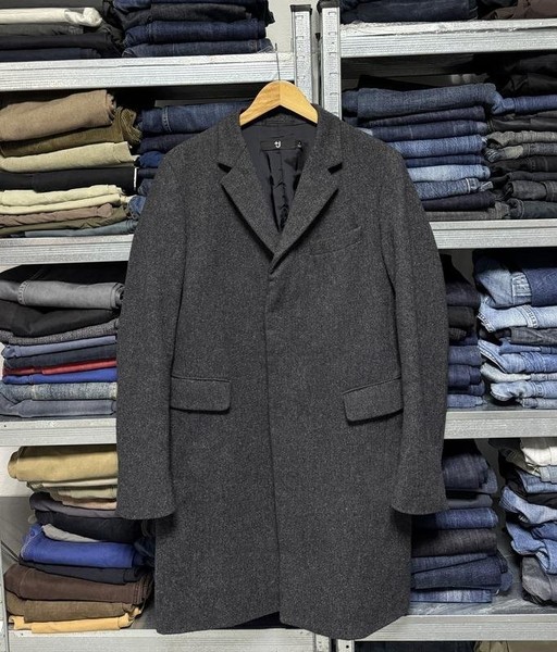 Men Uniqlo x Jil Sander Coat Black 38 / M / 46