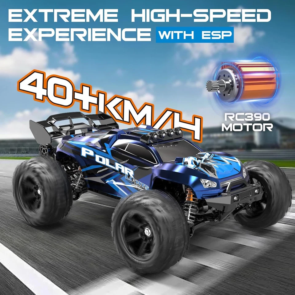 Macchina Telecomandata Professionale 1:14 per Adulti E Ragazzi, RC Car 4WD Off-R - Immagine 3 di 4
