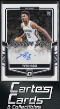 Yves Missi 2024-25 Panini Donruss Optic SS-MIS Signature Series RC Auto Pelicans