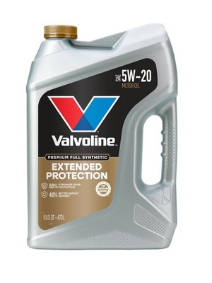 Full Synthetic 5W20 Motor Oil Extended Protection Formula 5 Quart