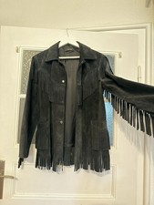 Isabel Marant Echtleder Jacke Velours dunkelb...