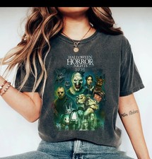 Halloween Horror Nights 2025 Terrifier Shirt Spooky Tee Creepy Clown Graphic Tee