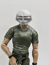 3d Printed BLACK Hole SENTRY ROBOT Head 1:18 3 3/4" GI Joe 25th Anniversary 