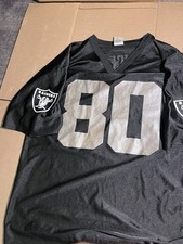 Vintage Jerry Rice Raiders Jersey Reebok Mesh NFL Black Size Large