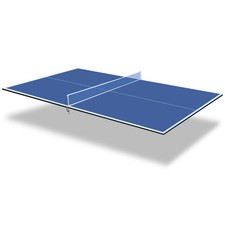 8.5ft Blue Mid-Size Ping Pong Conversion Top Foldable Table Tennis Table