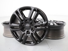 GENUINE FORD RANGER 18" TWIN SPOKE ALLOY WHEELS SET X4 GLOSS BLACK REFURBISHED