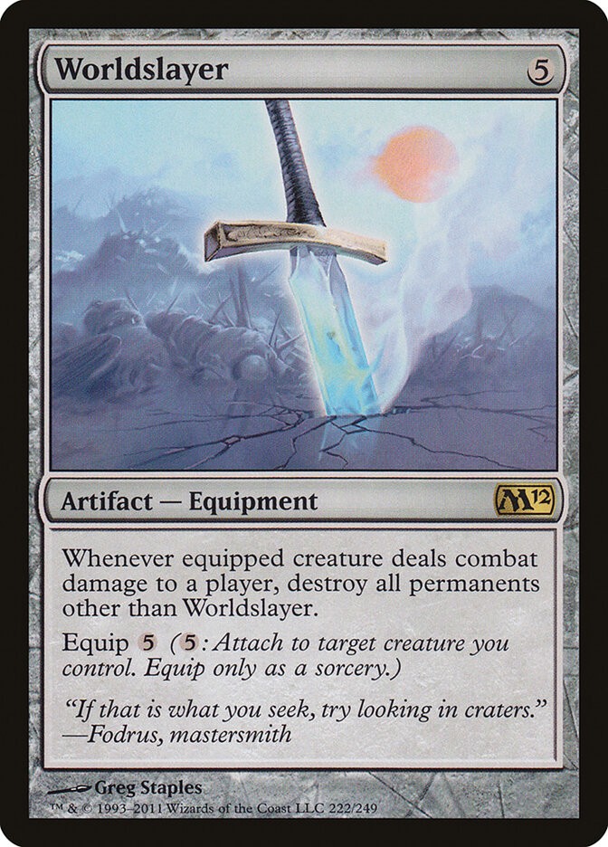 Worldslayer [Magic 2012] #222 LP MTG