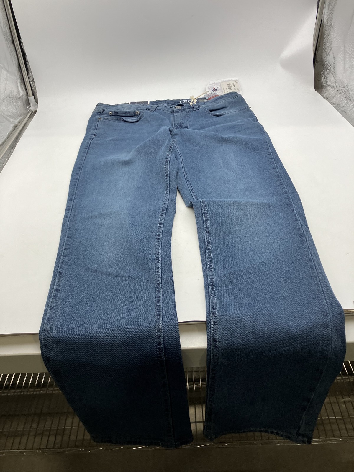 ДЖИНСЫ IZOD SALTWATER JEANS COMFORT STRETCH SLIM FIT - РАЗМЕР МУЖСКИЕ 30X32 - НЕЖНО-ГОЛУБОЙ 6690₽