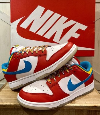 Rare Nike Dunk Low x LeBron James × Fruity Pebbles Shoe DH8009-600 Men's Sz 9.5
