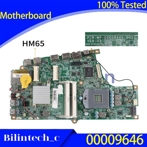 For   A320 All-in-one Notebook Motherboard 00009646 HM65 #zv
