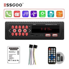 1DIN Autoradio mit Bluetooth Freisprech USB SD TF Aux IN FM MP3 Player