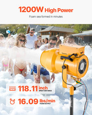 Foam Machine, 1200 W Party Foam Cannon, Celebrations Party