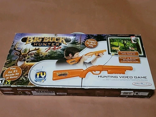 Big Buck Hunter Pro - Jakks Pacific Plug & Play TV Arcade Game 2009 - Open Box