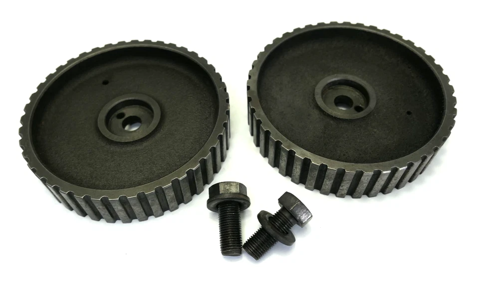 Par poleas árbol de levas Fiat Lancia 131 132 124 Spider Beta Montecarlo Foto 4 de 4